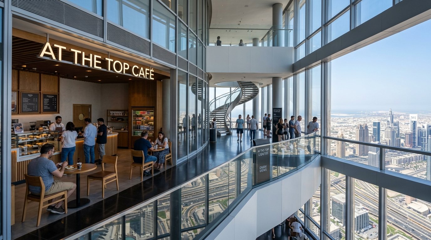 BURJ KHALIFA AT THE TOP 124/125 Non Prime + Café