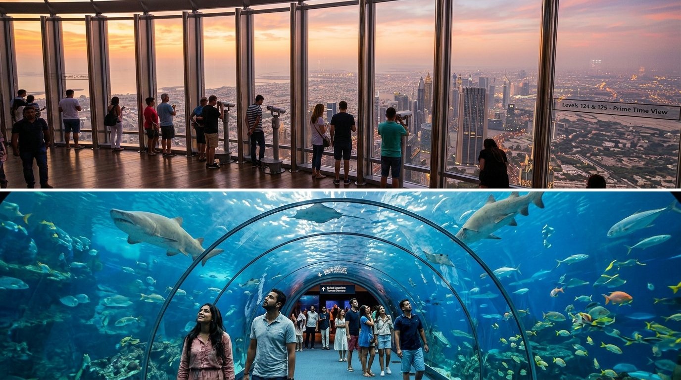 Burj Khalifa 124/125 Prime + Aquarium