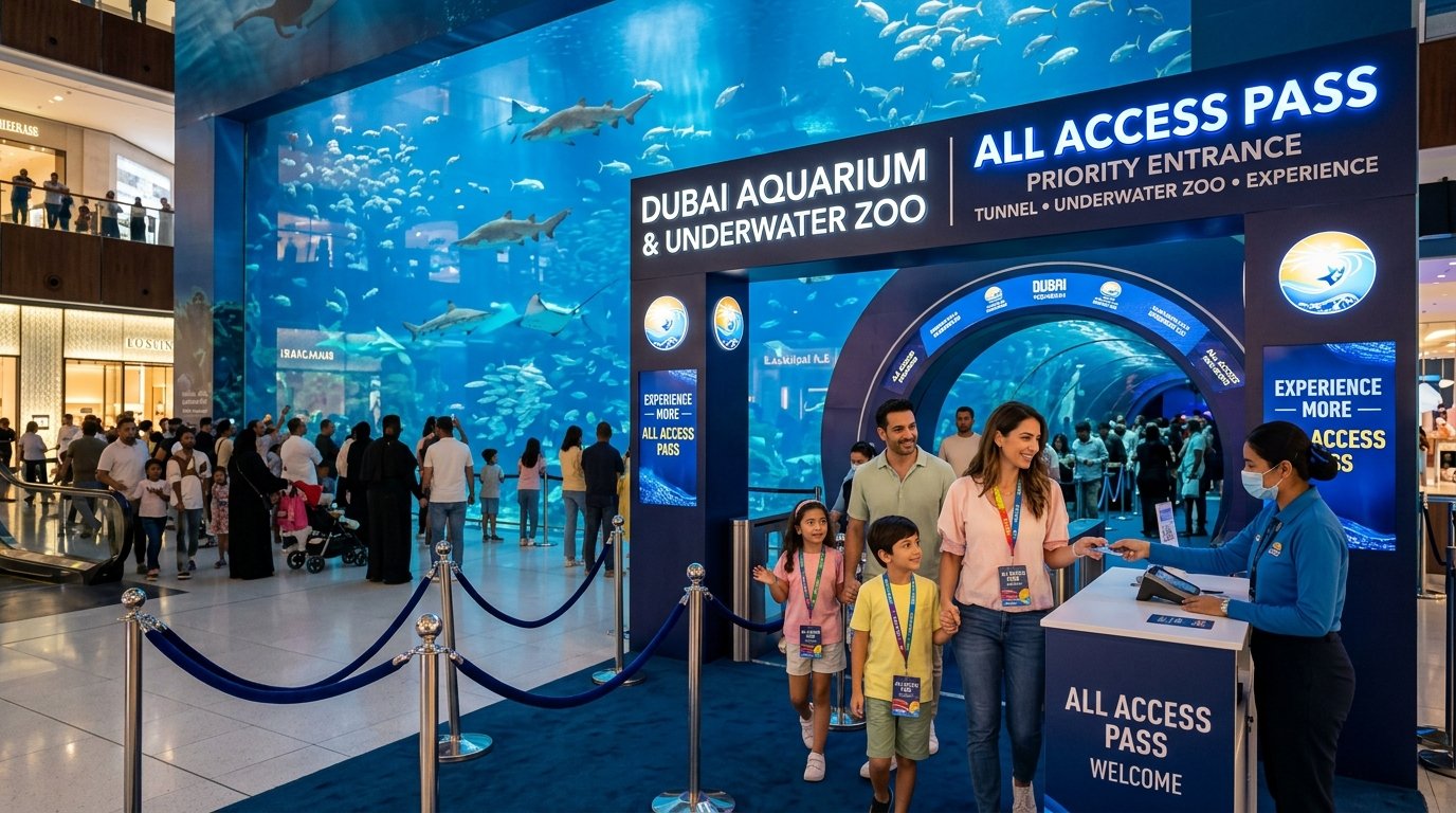 Dubai Mall Aquarium, 'All Access Pass'