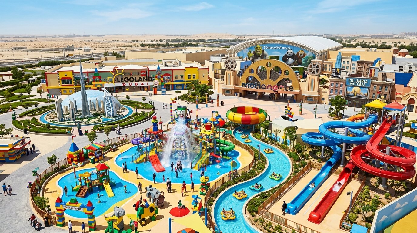 Legoland Water Park + Motiongate/Legoland