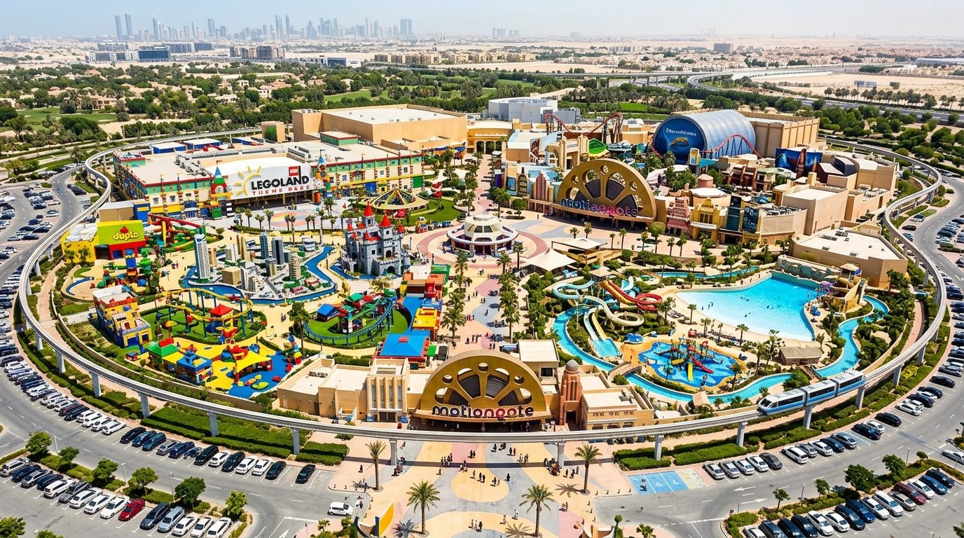 Legoland Theme Park + Motiongate/Water Park